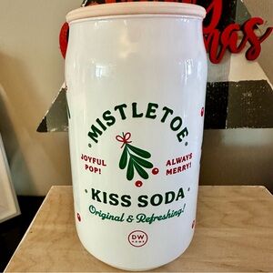 DW Home Mistletoe Kiss Soda Can Scented Candle with Lid